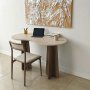 HANAH HOME Radni sto Infini Travertine Walnut - slika 2
