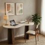 HANAH HOME Radni sto Infini Travertine Walnut - slika 3