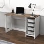 HANAH HOME Radni sto Hero Antique Walnut - slika 3