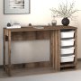 HANAH HOME Radni sto Hero White Antique Walnut - slika 1