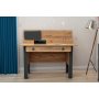 HANAH HOME Radni sto Valerin Atlantic Pine Anthracite - slika 4