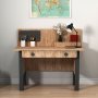 HANAH HOME Radni sto Valerin Atlantic Pine Anthracite - slika 1