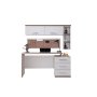HANAH HOME Radni sto Milano Cream Brown - slika 4