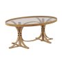 HANAH HOME Sto za dnevnu sobu Matsue Oak - slika 3