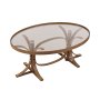 HANAH HOME Sto za dnevnu sobu Matsue Walnut - slika 4