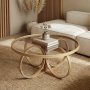 HANAH HOME Sto za dnevnu sobu Shimane Oak - slika 2