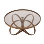 HANAH HOME Sto za dnevnu sobu Shimane Walnut - slika 4