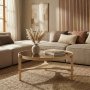 HANAH HOME Sto za dnevnu sobu Gifu Oak - slika 2
