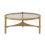 HANAH HOME Sto za dnevnu sobu Gifu Oak - slika 3