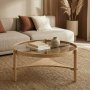 HANAH HOME Sto za dnevnu sobu Gifu Oak - slika 1