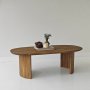 HANAH HOME Sto za dnevnu sobu Hudson Walnut - slika 3