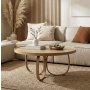 HANAH HOME Sto za dnevnu sobu Oita Oak - slika 1
