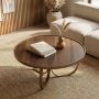 HANAH HOME Sto za dnevnu sobu Oita Walnut - slika 2