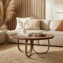 HANAH HOME Sto za dnevnu sobu Oita Walnut - slika 1