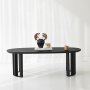 HANAH HOME Sto za dnevnu sobu Elysia Walnut - slika 2