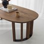 HANAH HOME Sto za dnevnu sobu Elysia Anthracite - slika 4