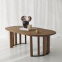 HANAH HOME Sto za dnevnu sobu Elysia Anthracite - slika 1