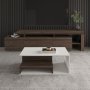 HANAH HOME Sto za dnevnu sobu Vera Mini White Walnut - slika 2