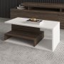HANAH HOME Sto za dnevnu sobu Vera Mini White Walnut - slika 1