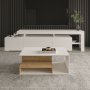 HANAH HOME Sto za dnevnu sobu Vera Mini White Sapphire Oak - slika 2