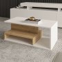 HANAH HOME Sto za dnevnu sobu Vera Mini White Sapphire Oak - slika 1