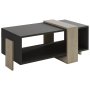 HANAH HOME Sto za dnevnu sobu Meleni Travertine Anthracite - slika 4