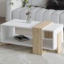 HANAH HOME Sto za dnevnu sobu Meleni White Sapphire Oak - slika 3