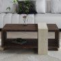 HANAH HOME Sto za dnevnu sobu Meleni Travertine Walnut - slika 2