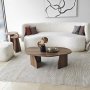 HANAH HOME Sto za dnevnu sobu Nova Walnut - slika 1