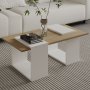 HANAH HOME Sto za dnevnu sobu Matris White Sapphire Oak - slika 3