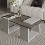 HANAH HOME Sto za dnevnu sobu Matris Gordion Marble Grey - slika 1