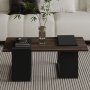 HANAH HOME Sto za dnevnu sobu Matris Walnut Anthracite - slika 2