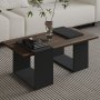 HANAH HOME Sto za dnevnu sobu Matris Walnut Anthracite - slika 3