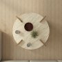HANAH HOME Sto za dnevnu sobu Avoure Travertine Walnut - slika 3