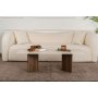 HANAH HOME Sto za dnevnu sobu Sabin Travertine Venezia Walnut - slika 2