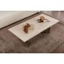 HANAH HOME Sto za dnevnu sobu Sabin Travertine Venezia Walnut - slika 3