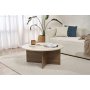 HANAH HOME Sto za dnevnu sobu Soleil Travertine Venezia Walnut - slika 2