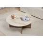 HANAH HOME Sto za dnevnu sobu Soleil Travertine Venezia Walnut - slika 3