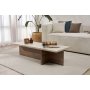 HANAH HOME Sto za dnevnu sobu Harbor Travertine Milano Walnut - slika 2