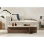 HANAH HOME Sto za dnevnu sobu Harbor Travertine Milano Walnut - slika 1