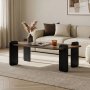 HANAH HOME Sto za dnevnu sobu Renard Venezia Walnut Wood Black - slika 2