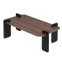 HANAH HOME Sto za dnevnu sobu Renard Venezia Walnut Wood Black - slika 3