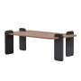 HANAH HOME Sto za dnevnu sobu Renard Atlantic Pine Anthracite - slika 4