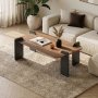 HANAH HOME Sto za dnevnu sobu Renard Atlantic Pine Anthracite - slika 1