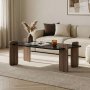 HANAH HOME Sto za dnevnu sobu Renard Lotus Venezia Walnut - slika 2
