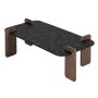 HANAH HOME Sto za dnevnu sobu Renard Lotus Venezia Walnut - slika 3