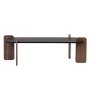 HANAH HOME Sto za dnevnu sobu Renard Lotus Venezia Walnut - slika 5