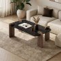 HANAH HOME Sto za dnevnu sobu Renard Lotus Venezia Walnut - slika 1