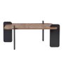 HANAH HOME Sto za dnevnu sobu Marais Atlantic Pine Anthracite - slika 5