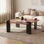 HANAH HOME Sto za dnevnu sobu Marais Atlantic Pine Anthracite - slika 1
